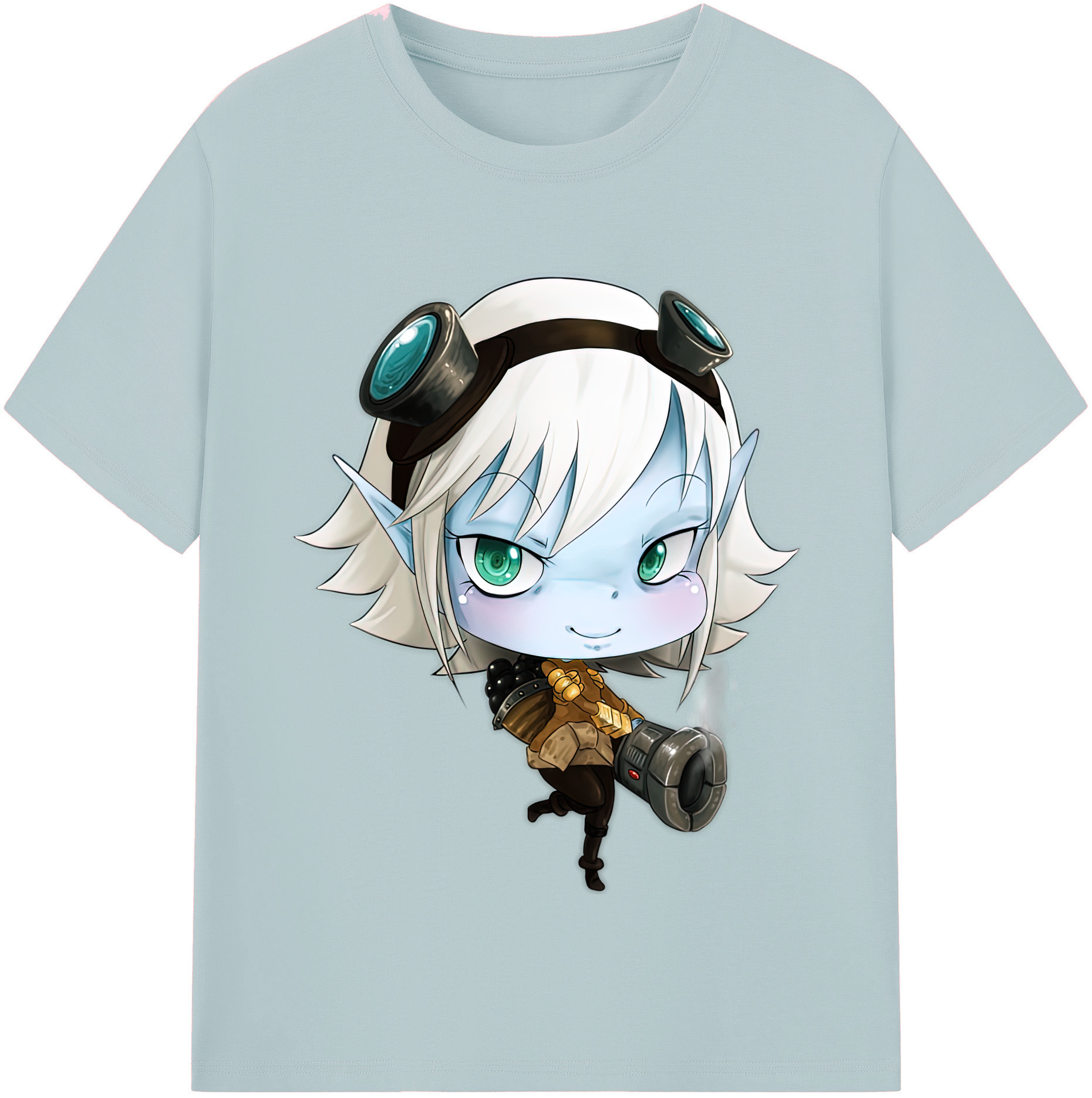 リーグ・オブ・レジェンド League of Legends LOL 綿100％半袖Tシャツ（フロントプリント）